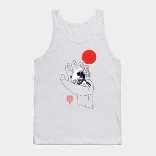 Kanagawa hand 2 Tank Top